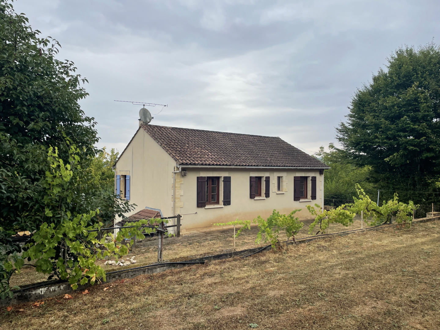 En Périgord Noir, à quelques minutes du village de SAINT-JULIEN-DE-LAMPON, maison traditionnelle d'environ 150 m² habitables avec piscine et vue.
