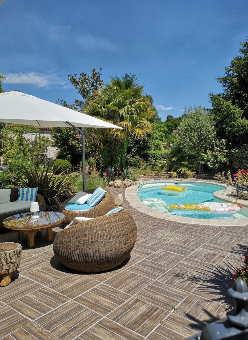   Cahors à 15 Mn propriété de caractère avec gite et piscine.