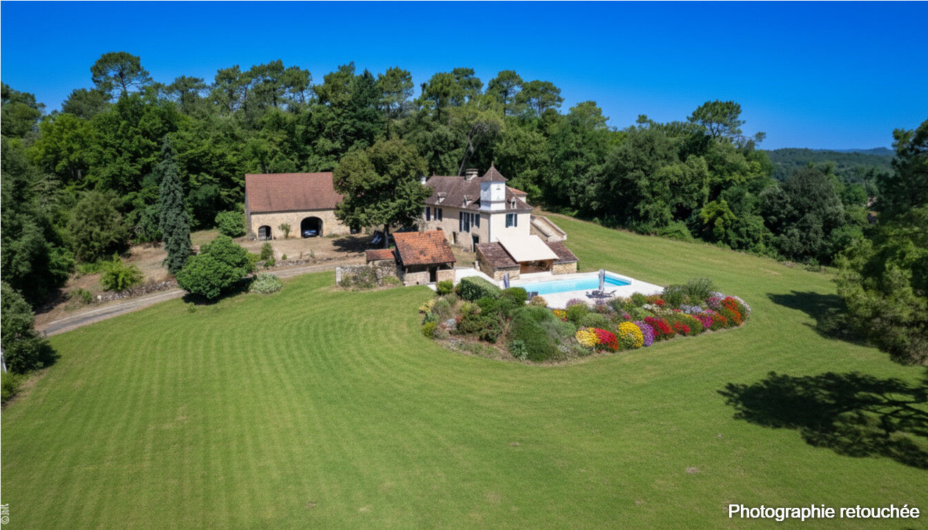 EXCLUSIVITÉ – Propriété de caractère avec piscine et dépendances sur 1,3 hectare – Secteur Gourdon, Lot