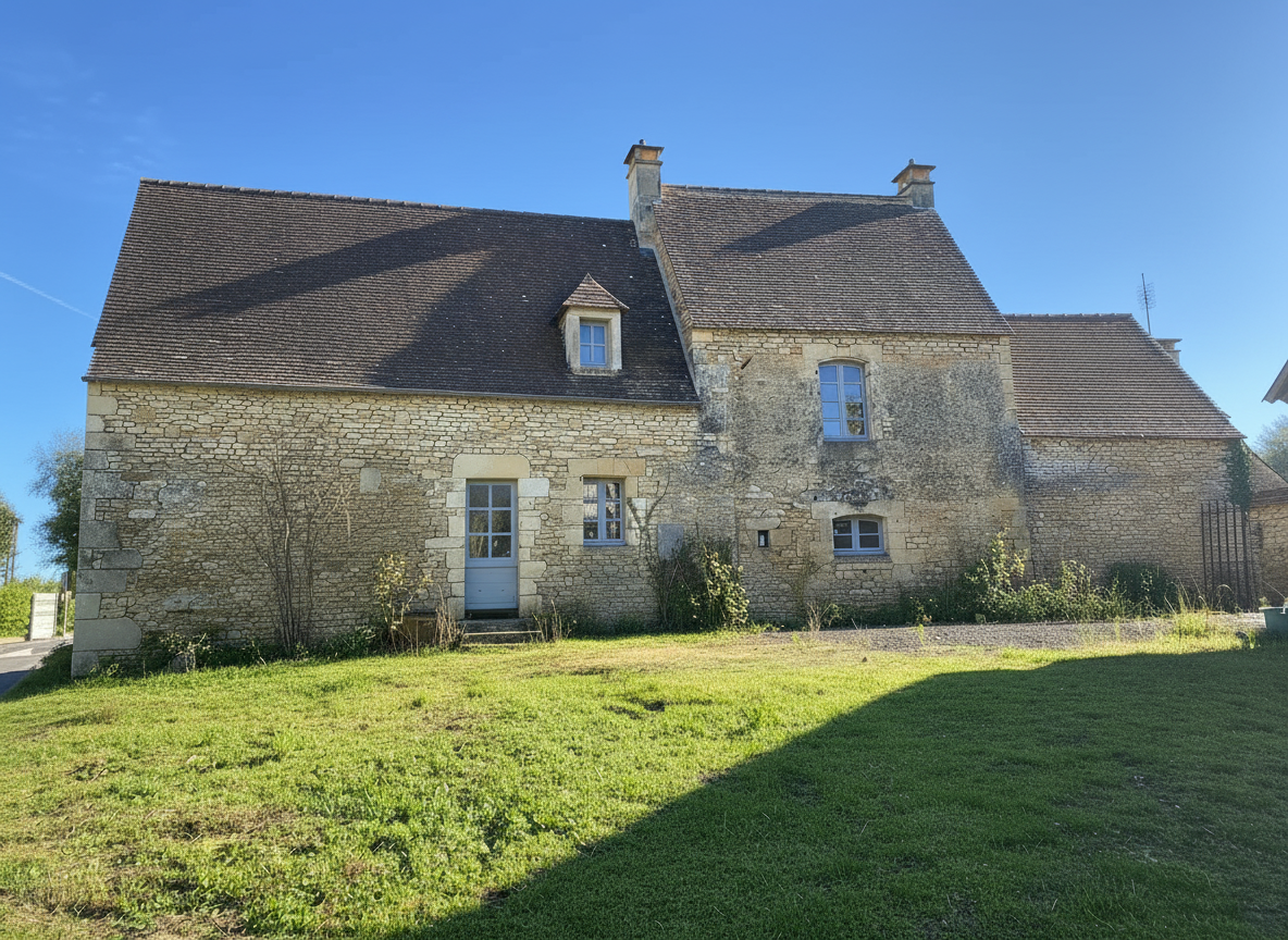 Sarlat - Maison périgourdine à finir de rénover et dépendances