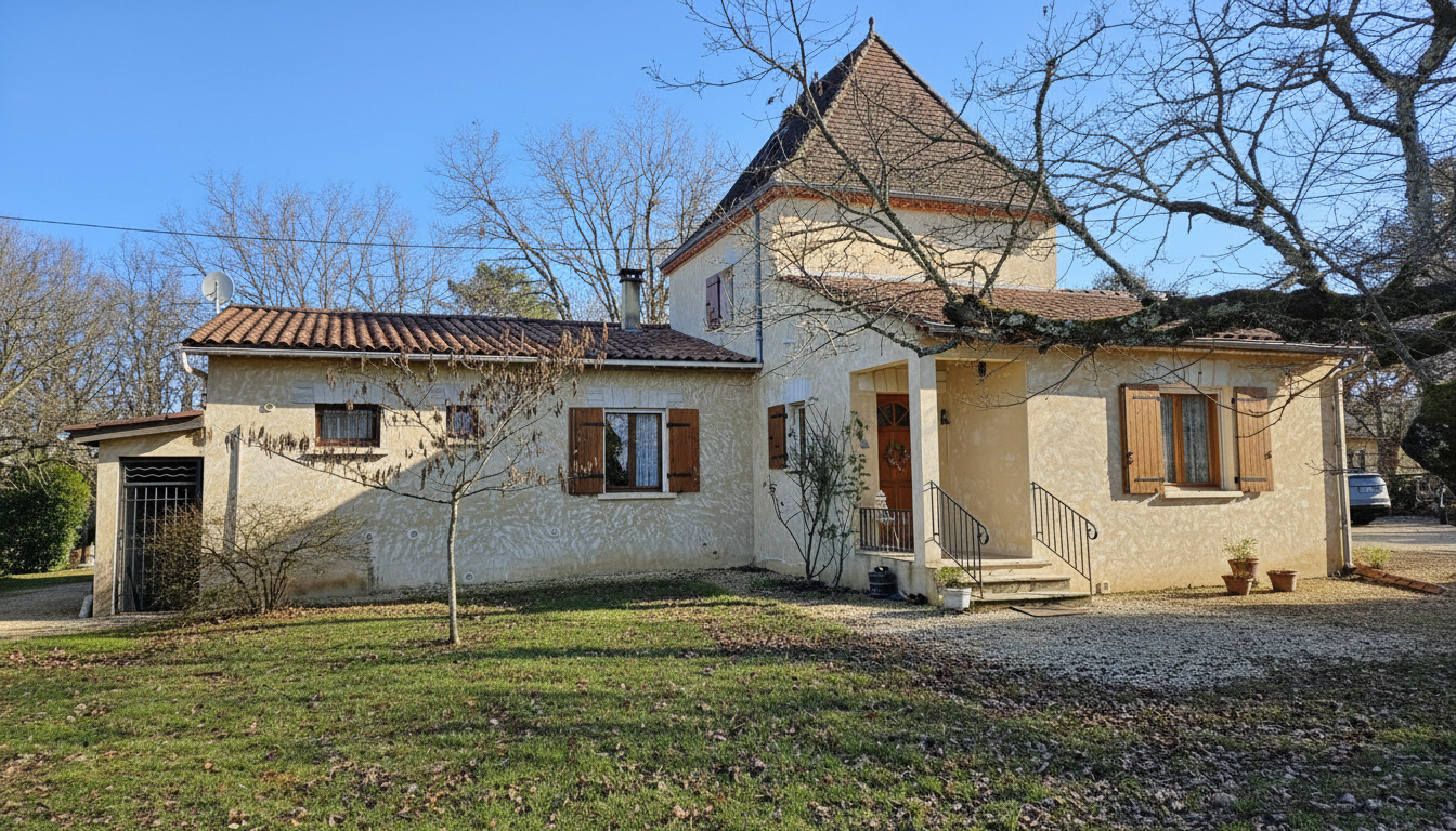 Maison contemporaine avec gîte et beau terrain au calme !