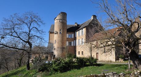  Maison de caractère avec tour médiévale, chambres d'hôtes, calme avec vue dominante, entre CONQUES et RODEZ,