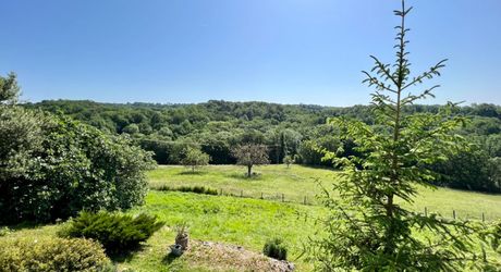 A 10 minutes de Montignac-Lascaux, avec un magnifique point de vues sur une vallée préservée, jolie périgordine de 80 m² habitables!