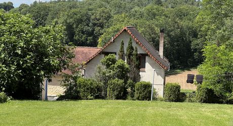En Périgord Noir , entre Périgueux et Brive à 20 minutes de Montignac, propriété sur 3ha3 de terrain arboré avec une maison principale d'habitation, un gîte, une piscine et un petit étang. A voir!