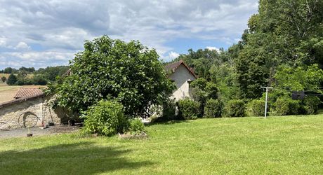 En Périgord Noir , entre Périgueux et Brive à 20 minutes de Montignac, propriété sur 3ha3 de terrain arboré avec une maison principale d'habitation, un gîte, une piscine et un petit étang. A voir!