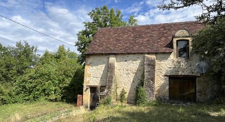 En Périgord Noir, sur les hauteurs de Plazac, petite maison en pierre avec jardin et dépendance.