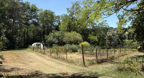 In Périgord Noir, in the Vézère valley, on over 6 hectares, property with lovely views comprising a large main house and a guest house.
