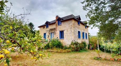 En Périgord Noir, dans le magnifique village de SAINT-LEON-SUR-VEZERE, à proximité à pieds de l’épicerie et des restaurants, maison ancienne rénovée avec grande cave/atelier, jardin, dépendance et verger.