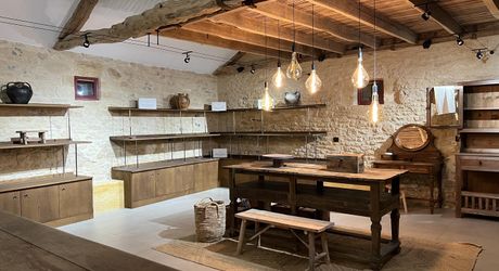 En Périgord Noir, sur 7 ha, domaine composé d'un ancien moulin ayant fait l'objet d'une rénovation exceptionnelle. Ensemble actuellement à usage d'huilerie-boutique-musée.