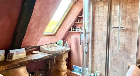 En Périgord Noir, en campagne, à 10 minutes de tous les commerces et écoles, propriété de charme sur plus de 2 hectares comprenant une maison d'artiste, une grange aménagée façon 