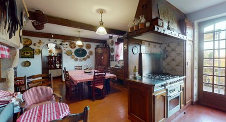 Magnifique PROPRIETE rénovée, offrant 550 m2 habitables, en plein coeur du Périgord Noir. Terrain de 20 hectares.