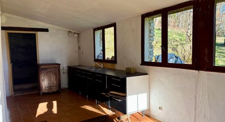 En Périgord noir-Vallée de la Vézère, entre Plazac et Saint-Léon, maison en pierre sur plus de 7 hectares, en situation isolée, sans voisin proche, à l'abri de toutes nuisances.