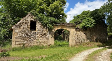 Propriété sur 2 hectares située dans un très beau cadre de campagne, à moins de 10 minutes de Sarlat.