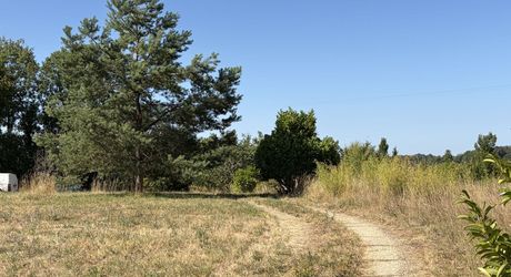 Sur les hauteurs, entre Les Eyzies, Plazac et Rouffignac, ensemble comprenant une maison de plain-pied et un petit chalet sur près de 6000 m² de terrain.