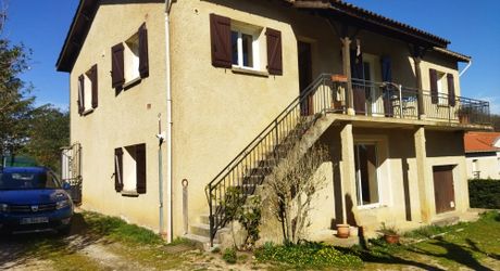 CAHORS PRADINES: vaste maison de 165 m²  avec jardin