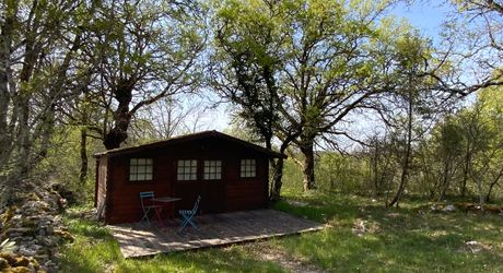 For sale, sector Coeur de Causse, real estate nestled in lush greenery, ideal for family project or potential tourist accommodation.