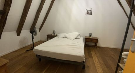 A vendre secteur Livernon maison en pierre rénovée, 2 chambres, bureau. Jardin clos et arboré .