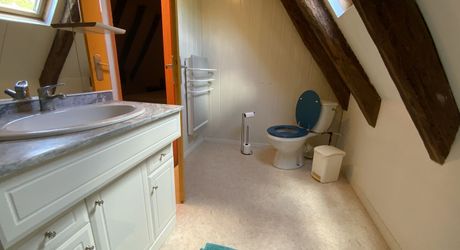 A vendre secteur Livernon maison en pierre rénovée, 2 chambres, bureau. Jardin clos et arboré .