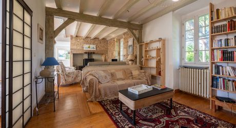 Stunning Renovated Estate with Guest House, Parkland and Pools in the Heart of the Lot Valley