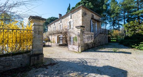 Stunning Renovated Estate with Guest House, Parkland and Pools in the Heart of the Lot Valley