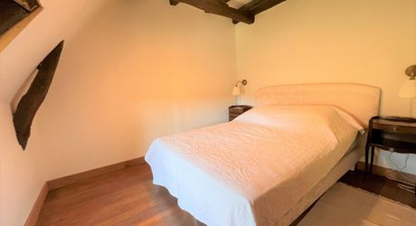 SUPERBE MAISON EN PIERRE RÉNOVÉE AVEC 3 CHAMBRES DANS UN CHARMANT HAMEAU PRÈS DE MONTIGNAC, AVEC PISCINE CHAUFFÉE NEUVE, GARAGE, CHALET ET DÉPENDANCES EN PIERRE, AVEC JARDINS ET QUELQUES BOIS. PF90311