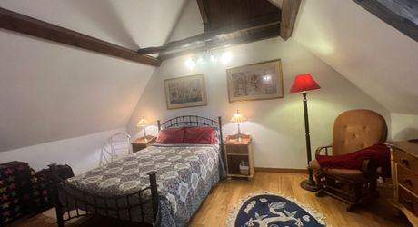 CHARMANT ENSEMBLE EN PIERRE. CADRE TRANQUILLE MAIS À SEULEMENT 2 MIN DES COMMODITÉS. MAISON PRINCIPALE, GRANDE MAISON D'AMIS, PISCINE, SUPERBE GRANGE SUR 3,3 HECTARES DE TERRAIN. PF90330