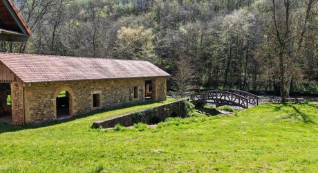Moulin et ses 2 maisons isolés au coeur des bois
