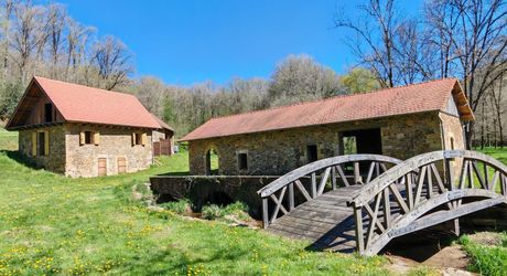 Moulin et ses 2 maisons isolés au coeur des bois