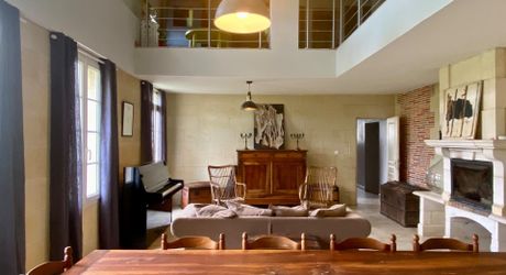 Maison Girondine en pierre 220 m² - 5 Chambres - Jardin 900 m² - Dépendance 150 m² - 20 min de Bordeaux de gare à gare.