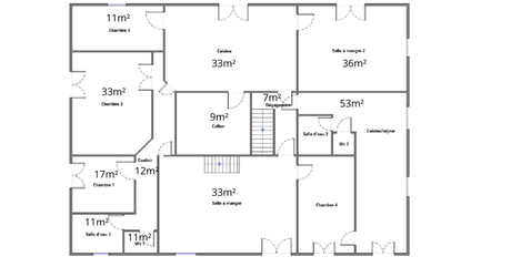 Excideuil - Maison bourgeoise et dépendances sur 3,6 hectares avec vue dégagée