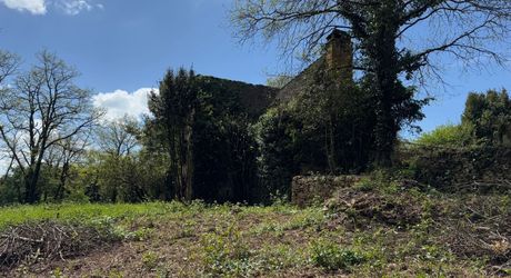 Très bel ensemble périgourdin aux toitures de lauzes a restaurer.