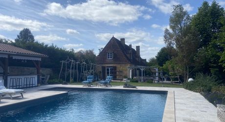 Élégante longère avec piscine
