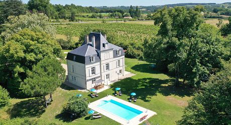 Élégant manoir XIXe avec grand jardin, proche des commerces – Périgord Pourpre