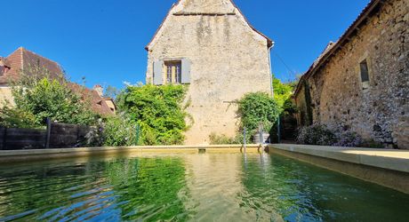 Authentique maison perigordine en pierres, rénovée avec piscine et Jardin