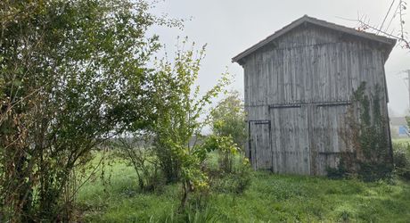 Maison de plain-pied avec grand terrain et ancien séchoir à tabac
