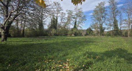 Maison de plain-pied avec grand terrain et ancien séchoir à tabac