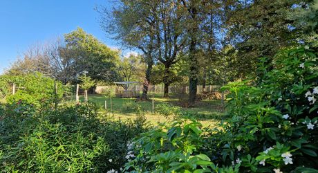 Atypique ancien hangar à tabac rénové dans bel environnement