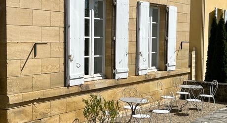 FURNISHED RENTAL In the heart of SAINT CYPRIEN 2 bedrooms, 2 bathrooms with shared pool and garden access