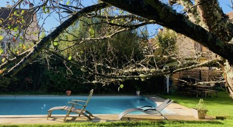 FURNISHED RENTAL In the heart of SAINT CYPRIEN 2 bedrooms, 2 bathrooms with shared pool and garden access