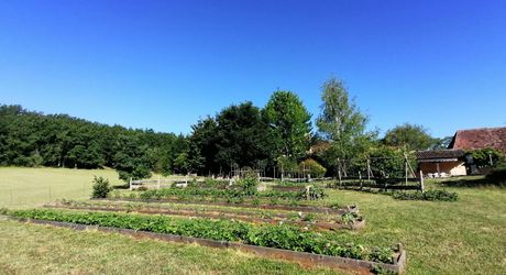 Ensemble Perigordin avec Maison Principale, 2 gites, piscine et terrain de plus de 6 ha.