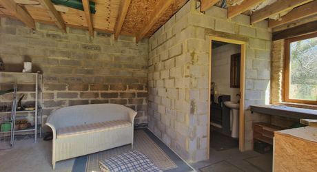 Perigord Noir, Projet en pierres du pays, en cours de renovation et  début d'extension sur joli terrain clos de murets