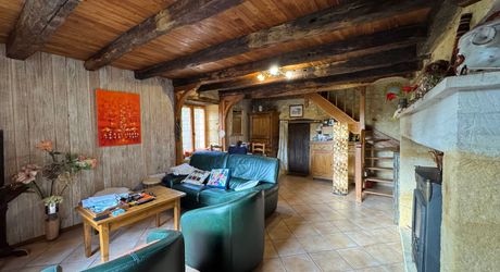 Ensemble ancien de deux maisons + garage indépendant