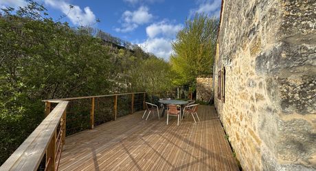 Ensemble ancien de deux maisons + garage indépendant
