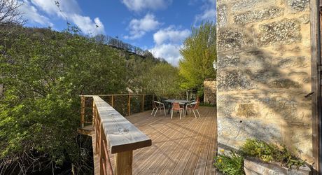 Ensemble ancien de deux maisons + garage indépendant