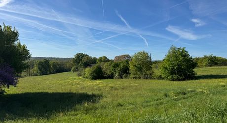 Propriété à rénover avec une maison de plain pied, 560m² de dépendances et 4 hectares, à 2km d'un village médiéval