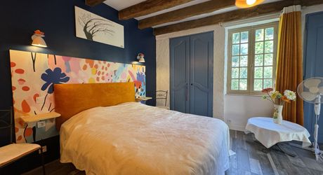 Propriété de charme , traversé par un ruisseau, avec activité gîte et chambres d'hôte, au coeur d'un village avec tous commerces