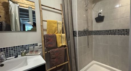Propriété de charme , traversé par un ruisseau, avec activité gîte et chambres d'hôte, au coeur d'un village avec tous commerces