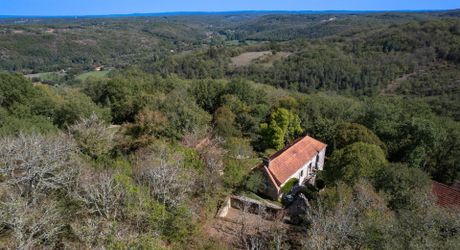 SECTEUR DAGLAN- Au sud de Sarlat – Ensemble de caractère avec maison rénovée, gîte, grange et piscine