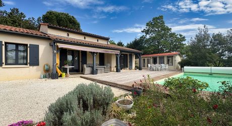 SECTEUR CASTELNAUD - Maison de plain pied avec vue dégagée et piscine
