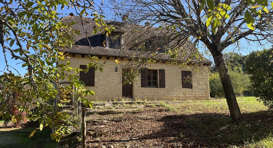 In Périgord Noir, near a small traditional village 5 minutes from MONTIGNAC, house in need of renovation with garage and over 4,000 m² of land.